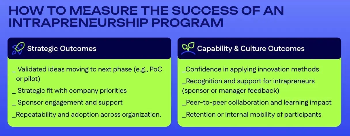 Intrapreneurship - success